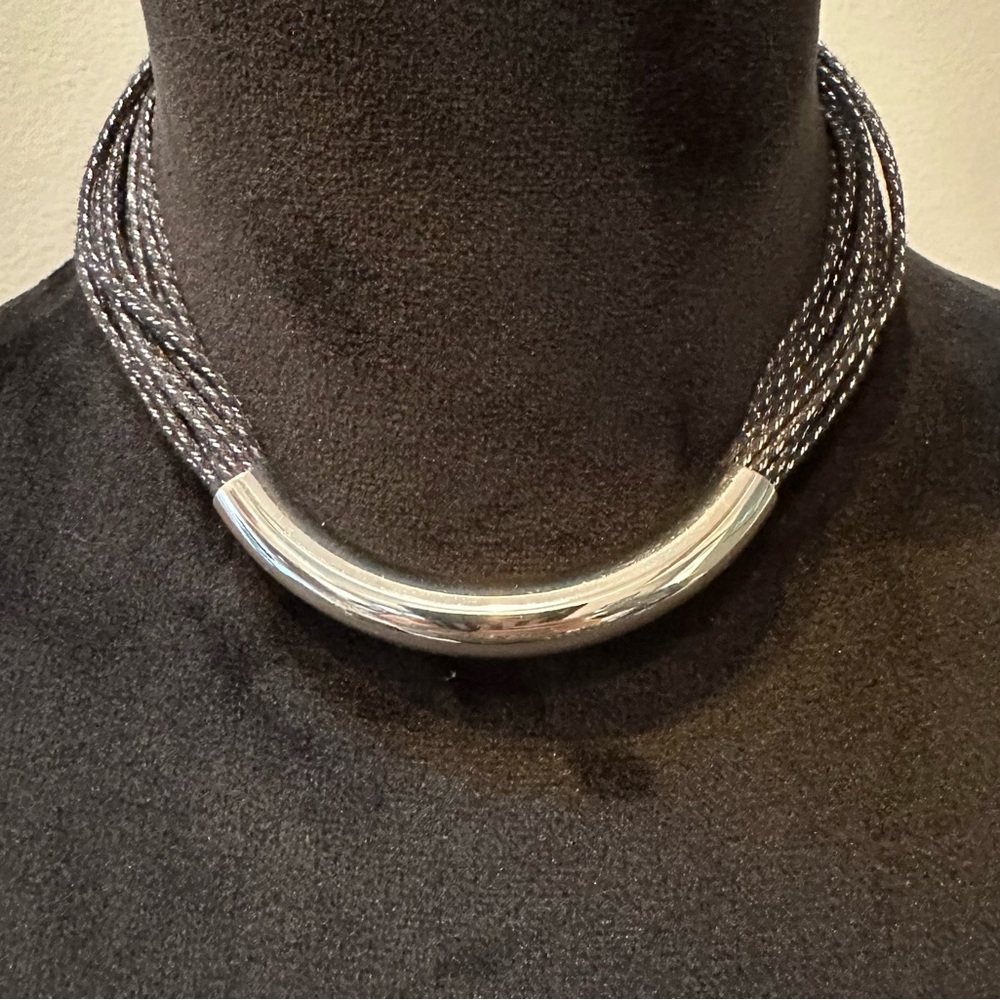 Gillian Julius multi cord necklace. Make a bold statement!